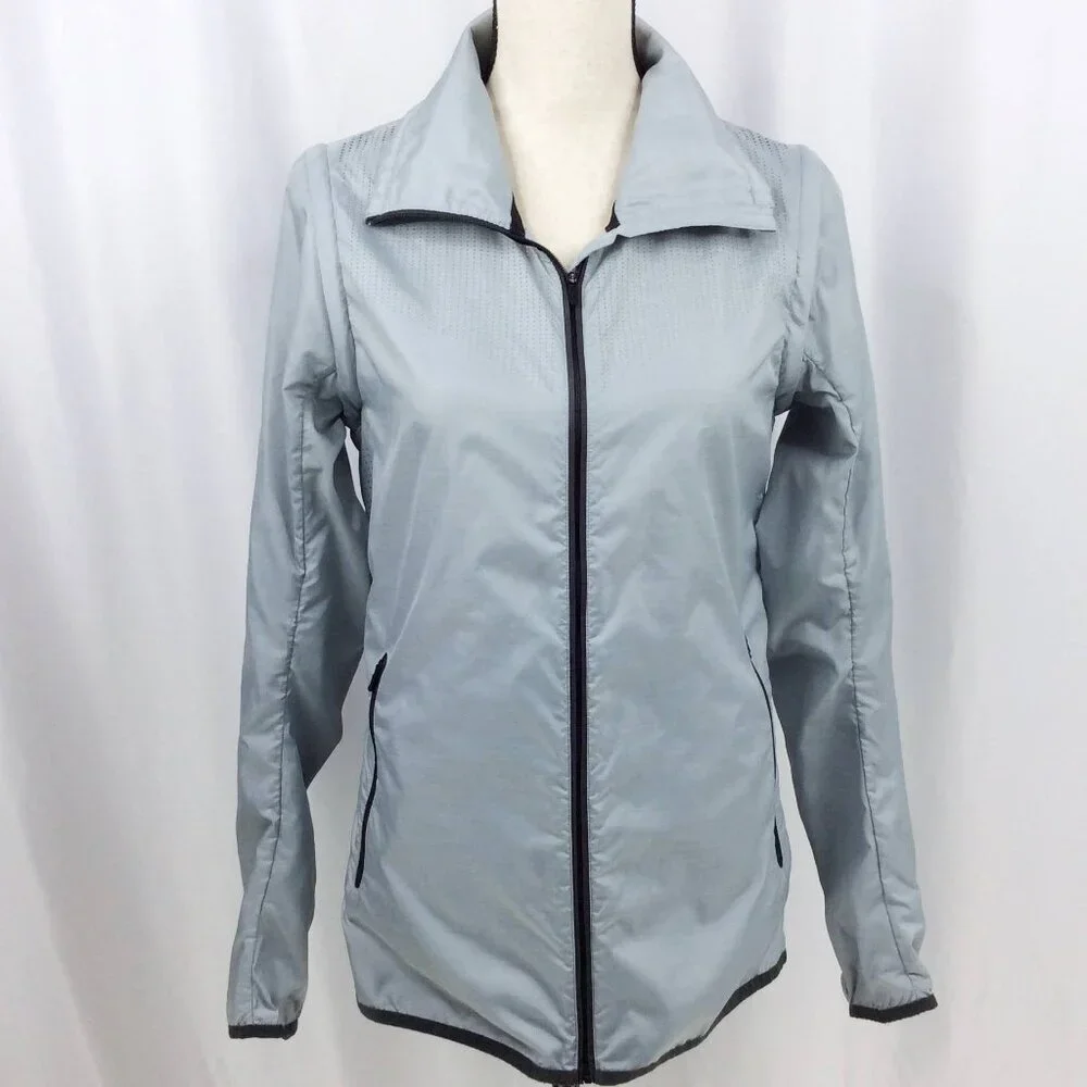 Nike Iridescent Lux Convertible Running Jacket Womens‎ Size S Vest Removable
